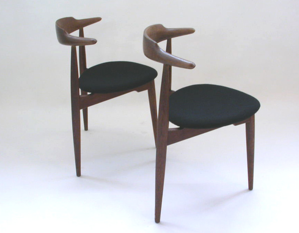 Pair of chairs mod. Heart