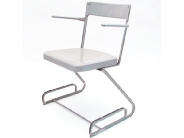 4 Chairs mod. Aluminium-Stuhl