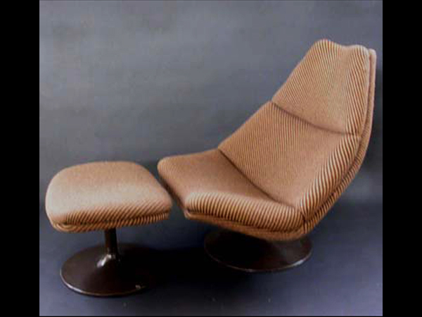 Lounge chair ottoman mod. F585