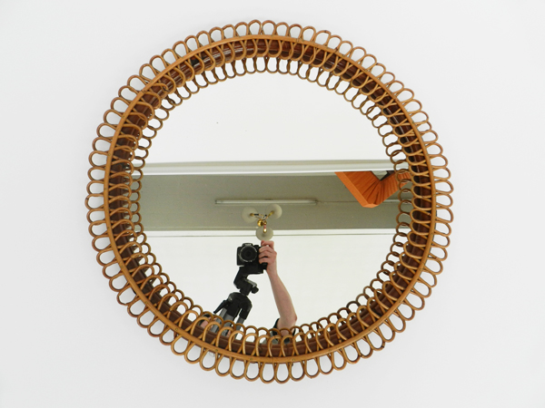 Rattan Mirror