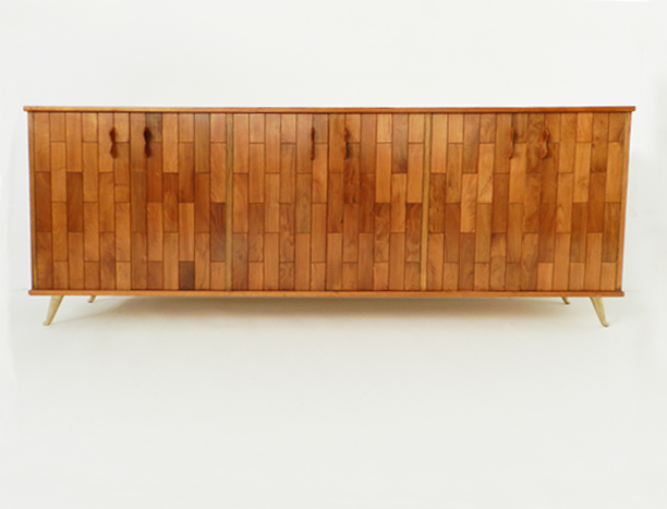 Decorative wood sideboard