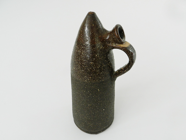 Vase-Carafe en Céramique Brutaliste