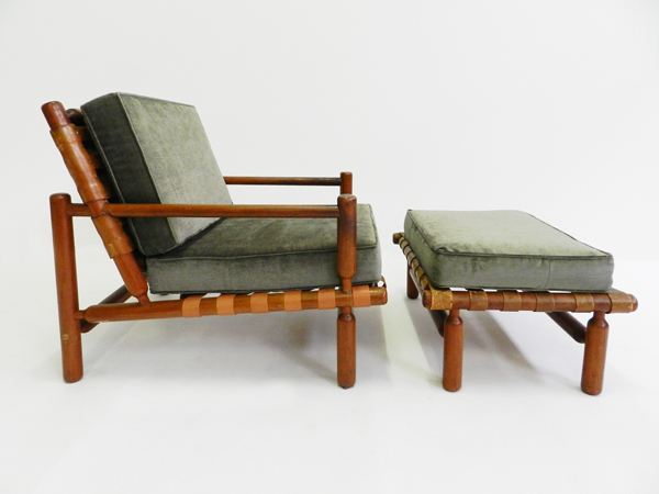 Lounge chair and ottoman