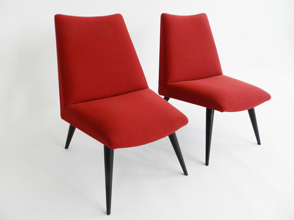 Pair of visitor chairs