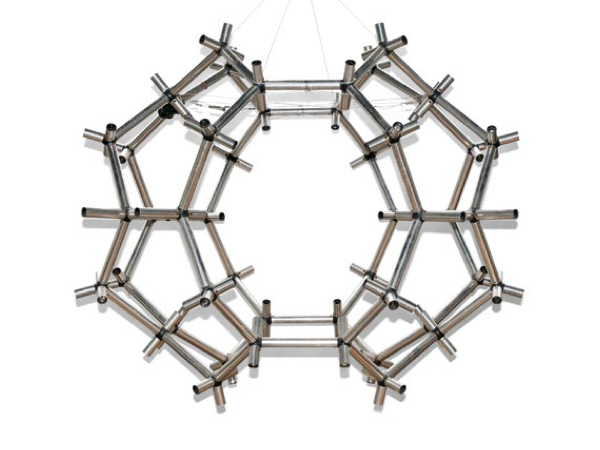 Modular chandelier mod. Lichtplastik