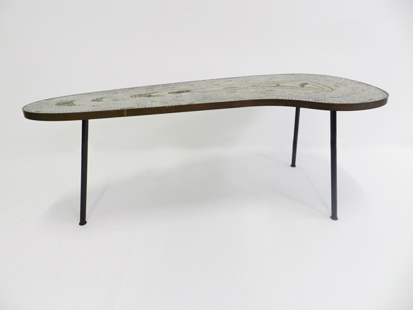 Big boomerang mosaic coffetable