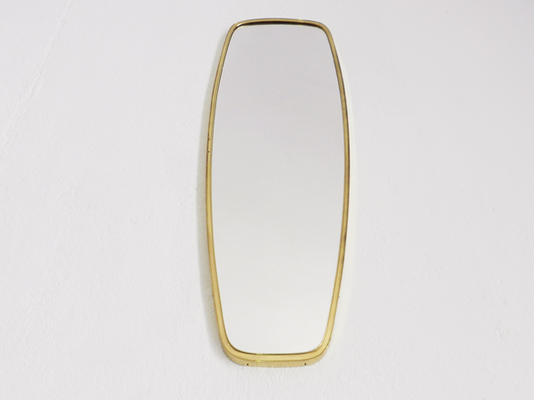 Italian brass mirror