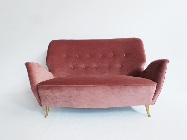 Small rose sofa