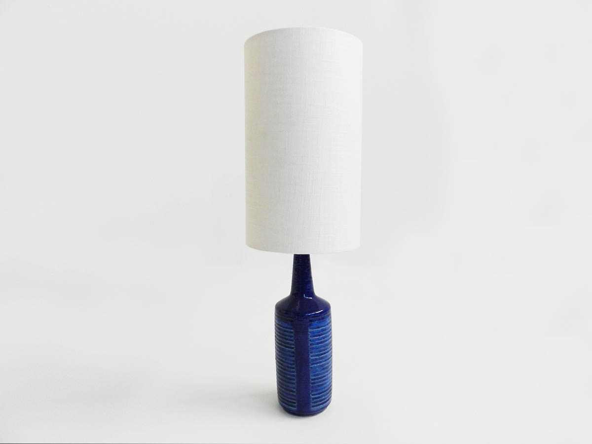 Denmark ceramic blue table lamp