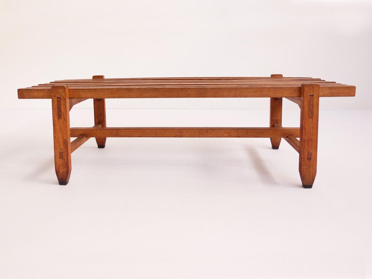 Wooden bench