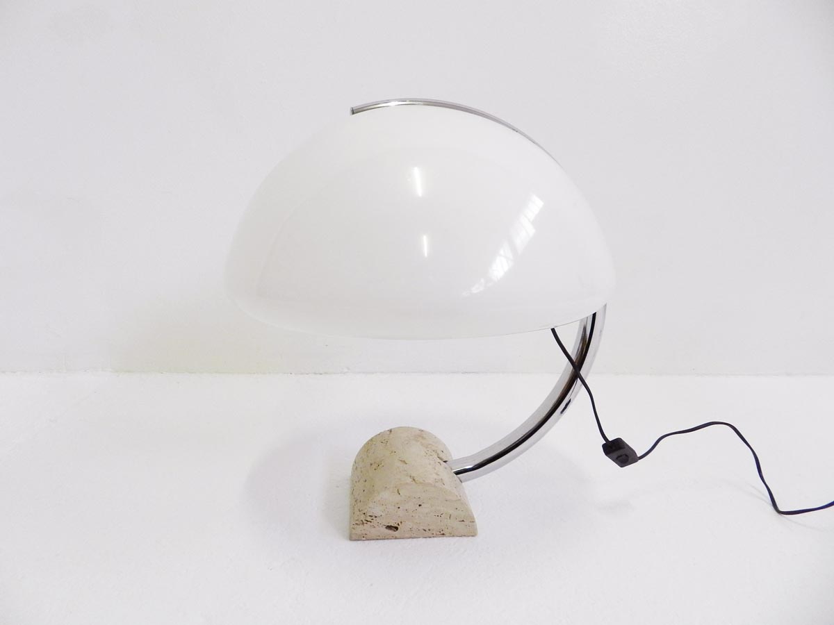 Travertine table lamp