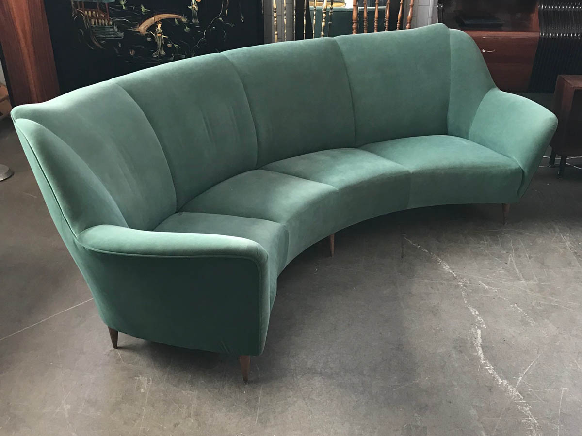 Curved sofa