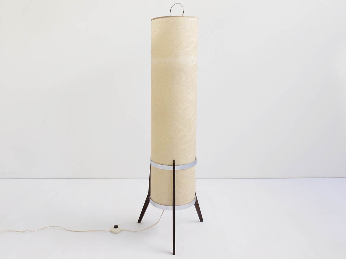 Japanese paper floor lamp