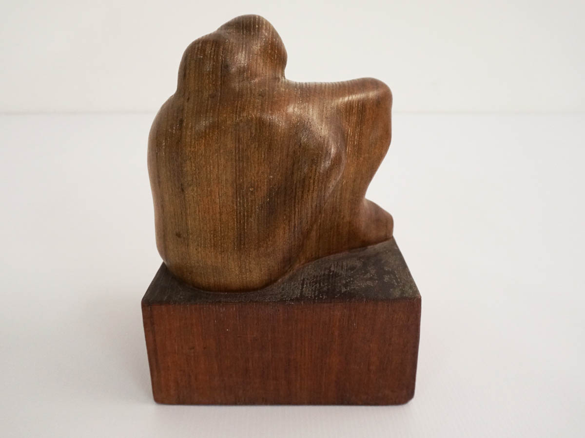 Solid Wooden Sculpture "Abbraccio"