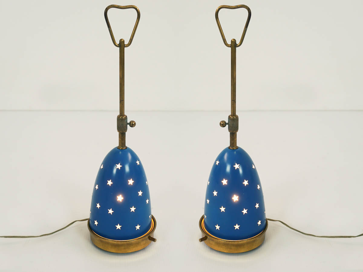 Pair of Stelline or "Kennedy" Lamps