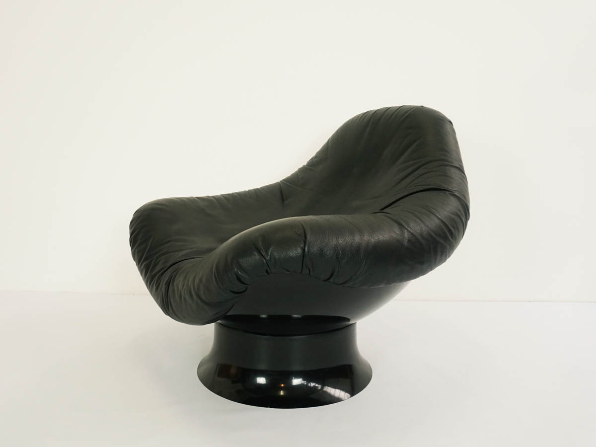 Adjustable oval lounge chair mod Rodica