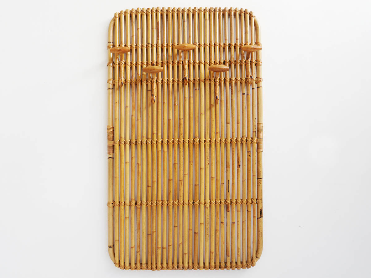 Stylish Bamboo Wall Coat Rack mod.631