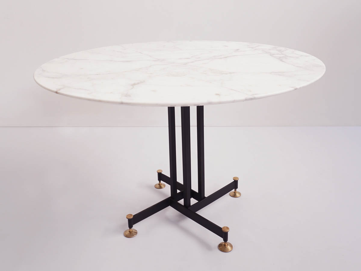 Calacatta marble dining table