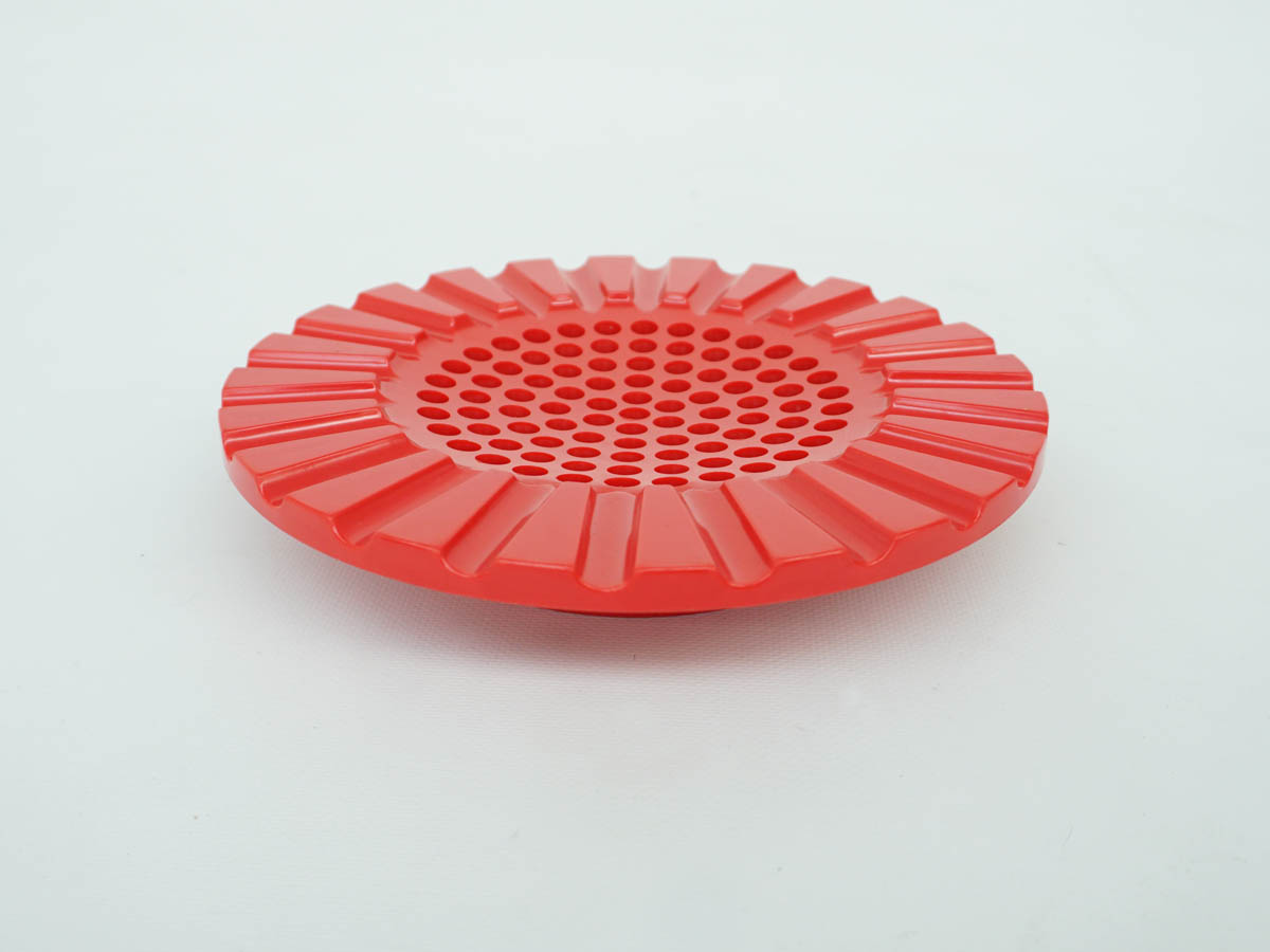 5 Red Ashtrays with Original Kartell Box