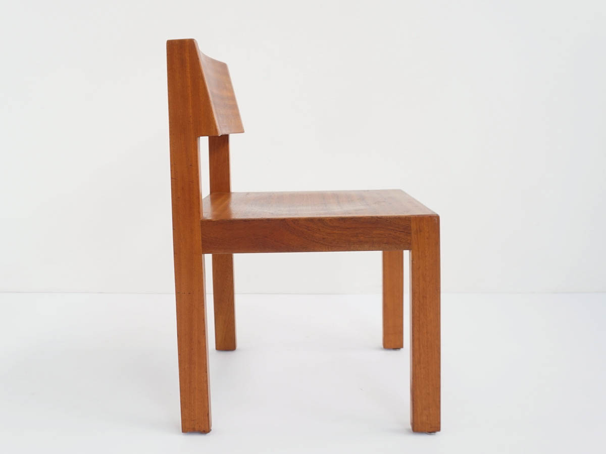 9 Swiss Architectural Chairs in Solid Wood