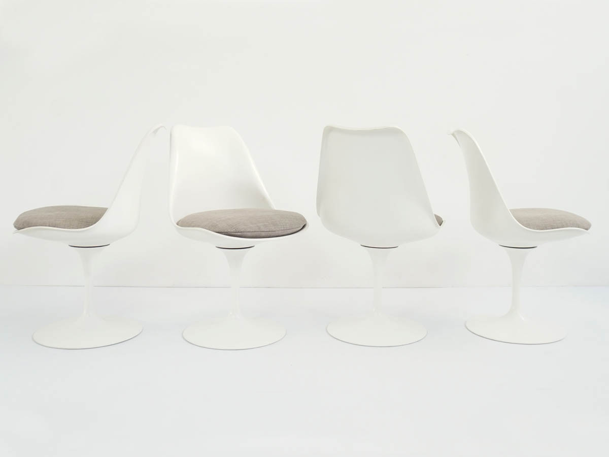 4 Tulip Rotating Dining Chairs