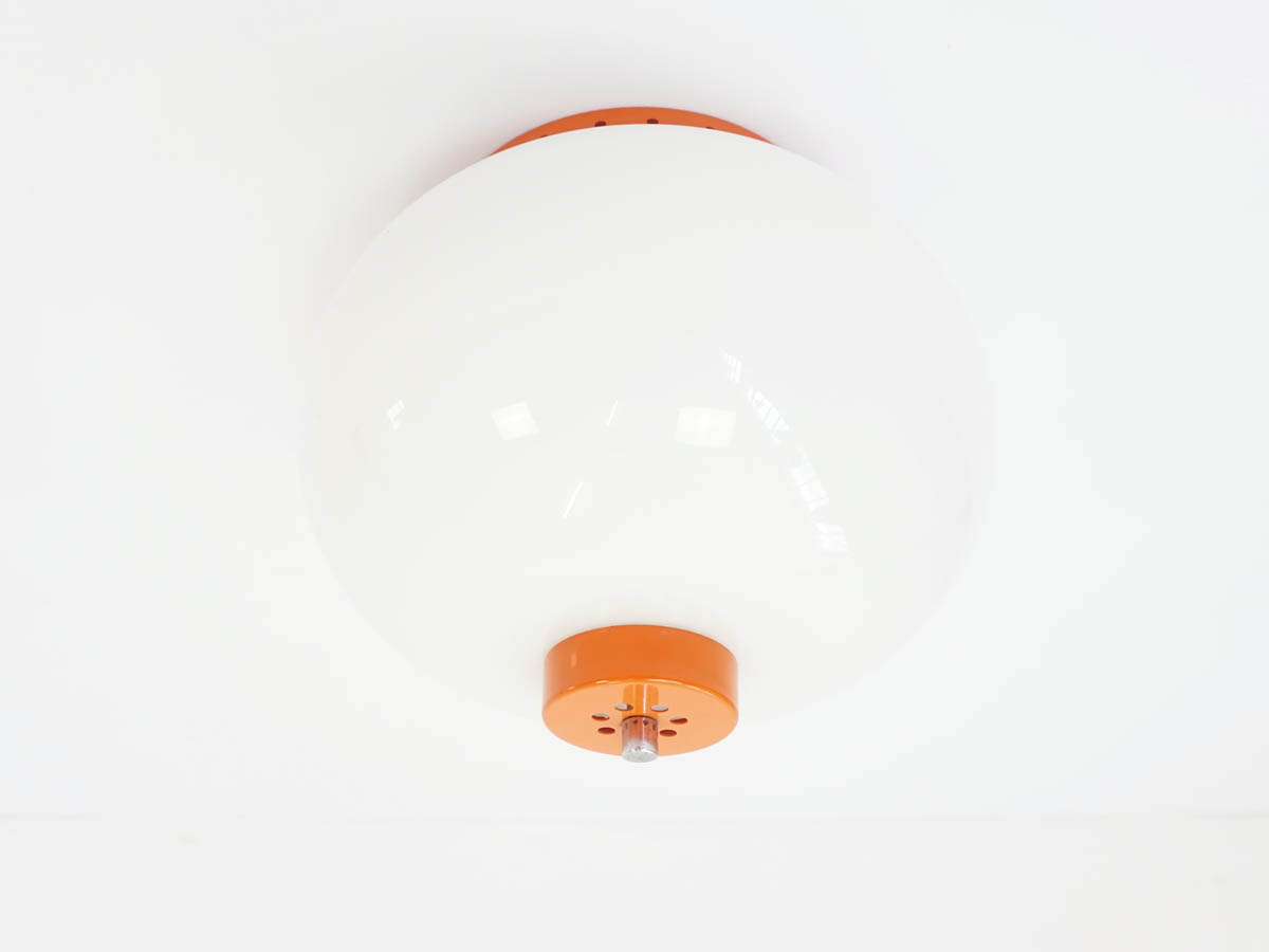 Orange Sphere Ceiling Light Lamp