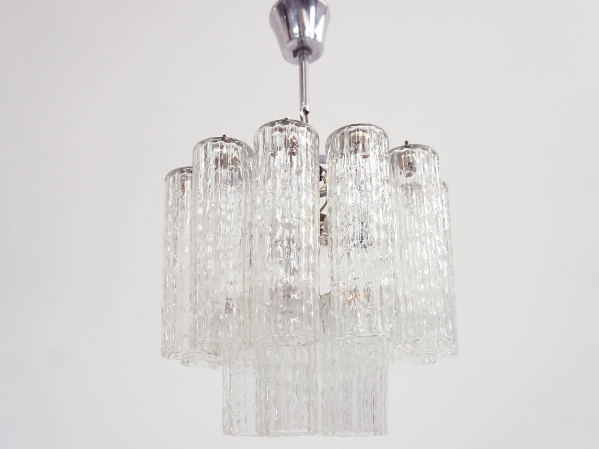 Glass Tubes Chandelier "Tronchi"