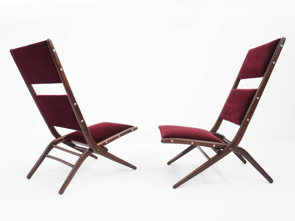 Pliable lounge chairs mod. Congo