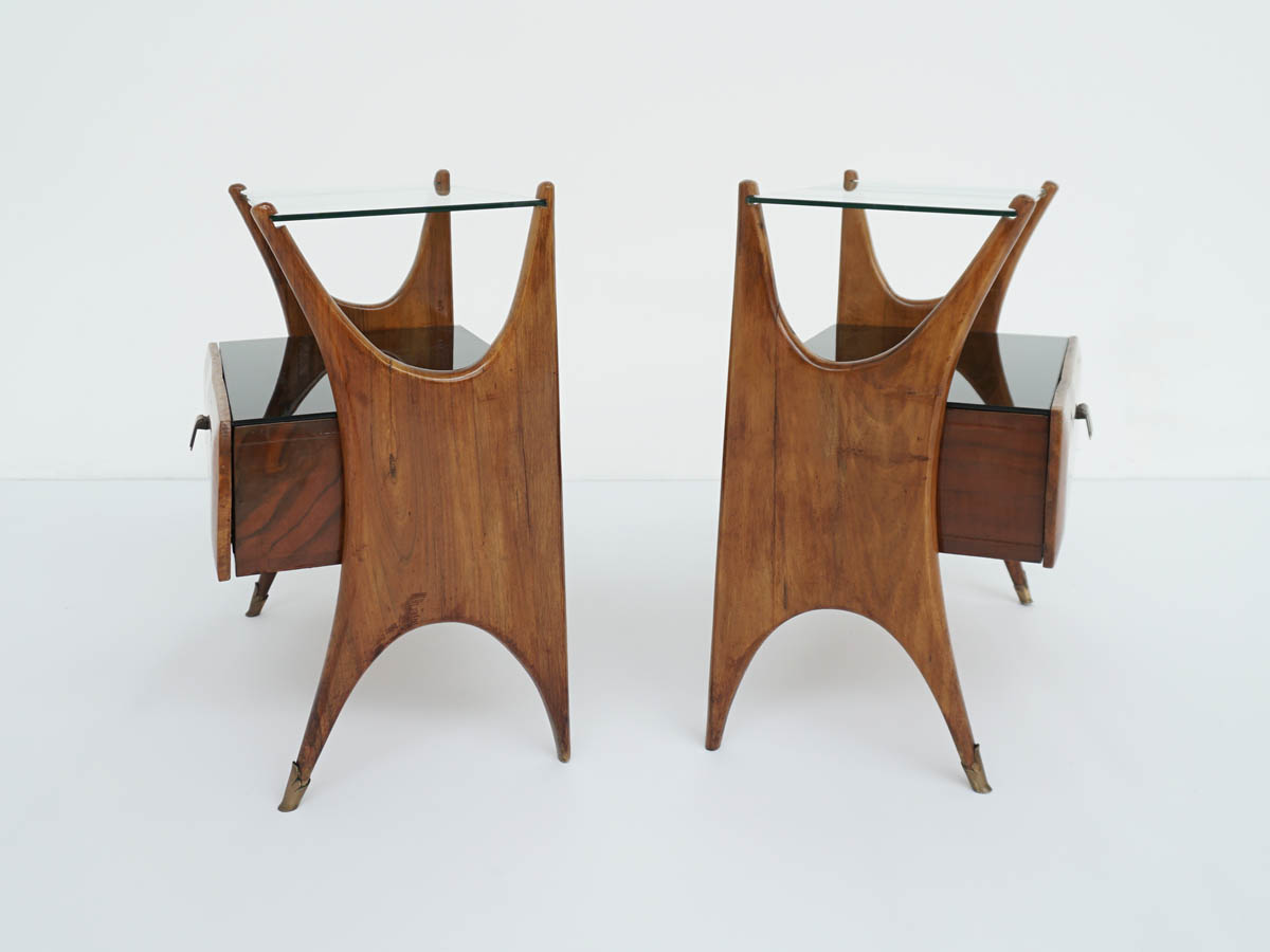 1950, Stunning Italian Design Bed Side Tables