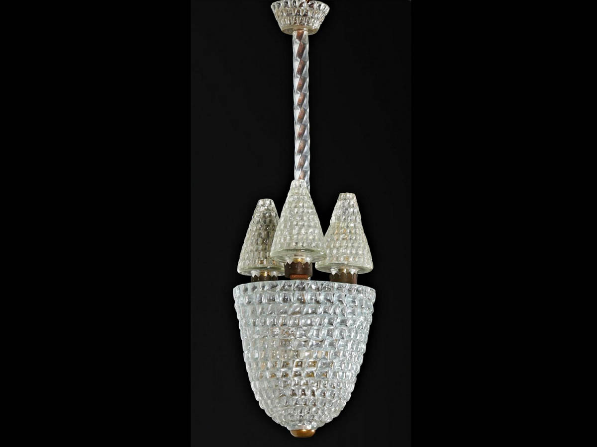 Massive Murano Glass Chandelier