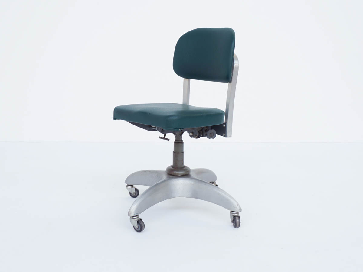 Swivel chair, model no. 1938 Montecatini Offices, Milan