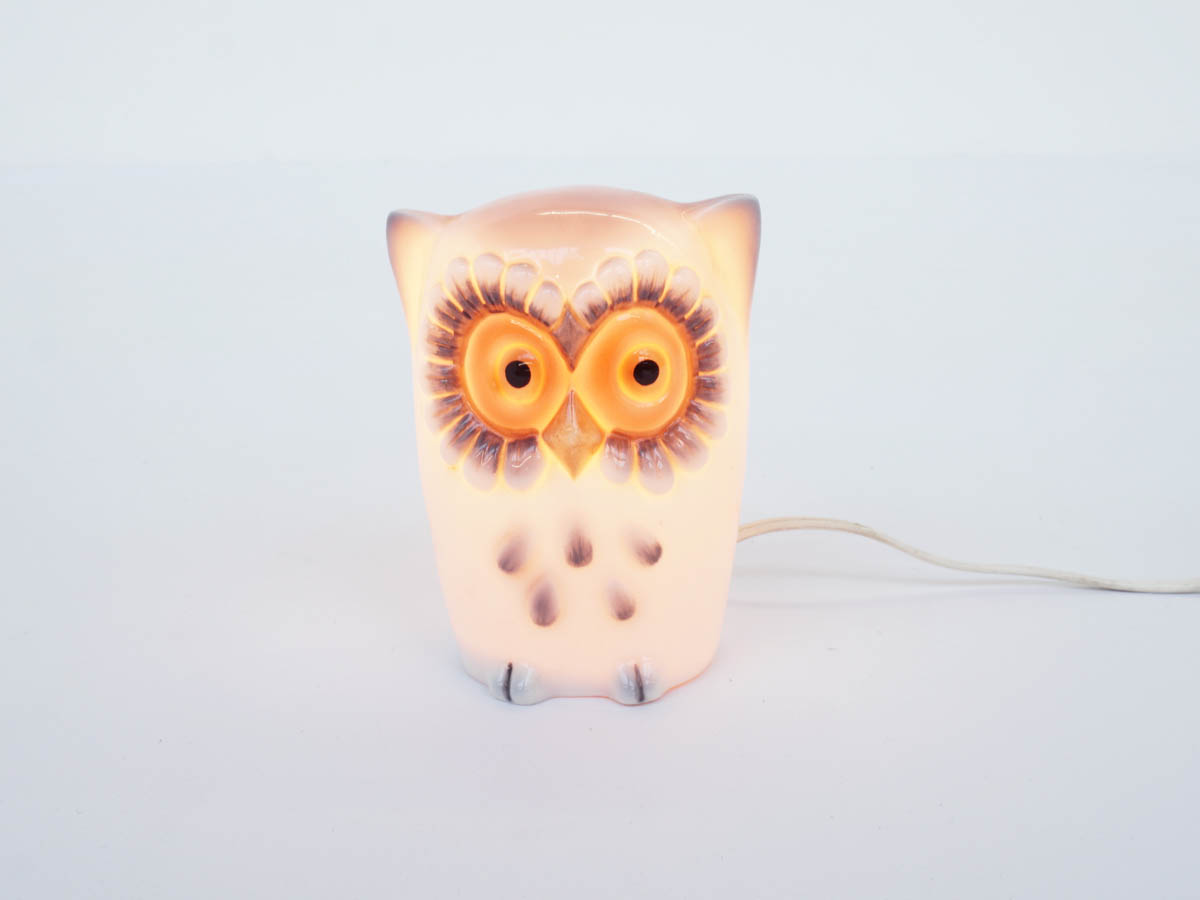 Ceramic Night Light Owl for Child