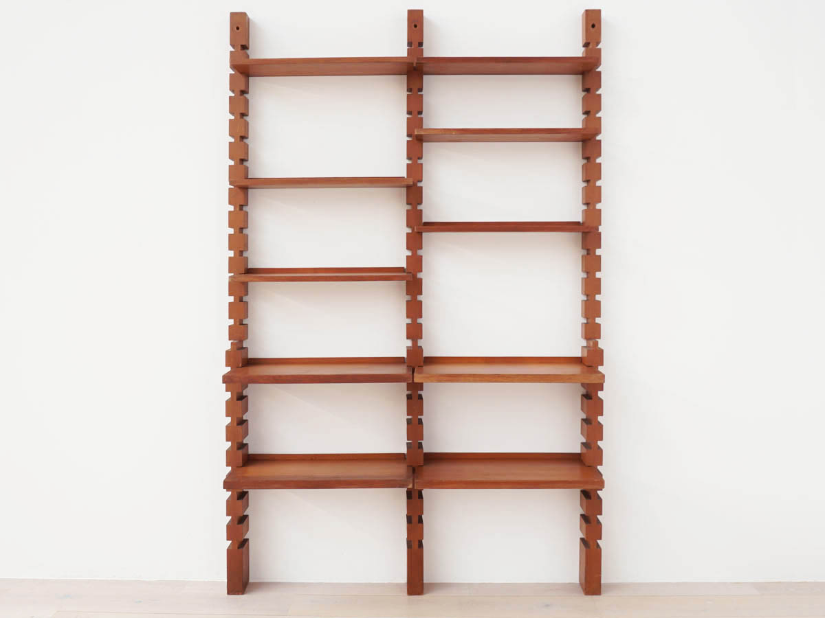 Bookcase Wooden Interlocking Modular Shelves