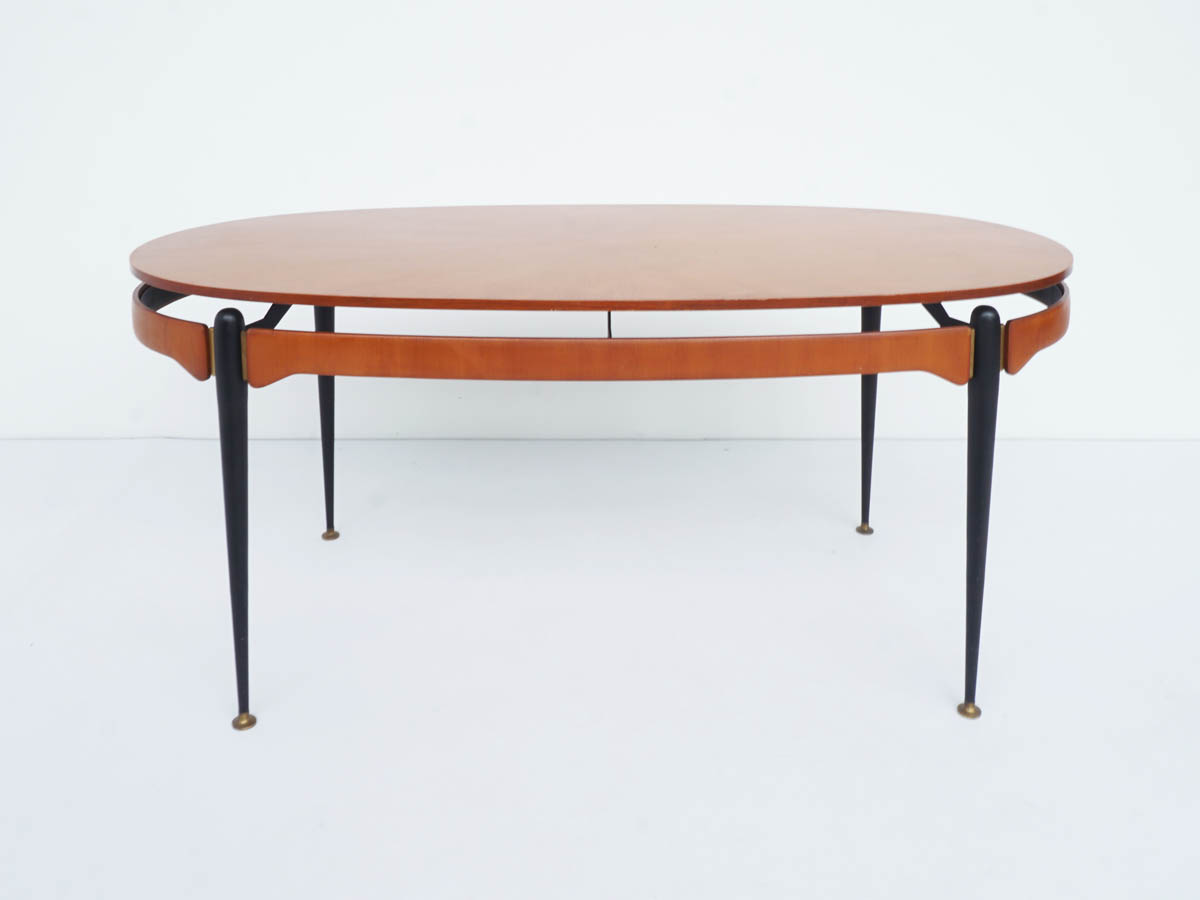 Oval Table or Desk with Suspended Top