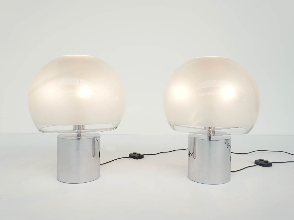 Pair of LTA6 Porcino Table Lamps