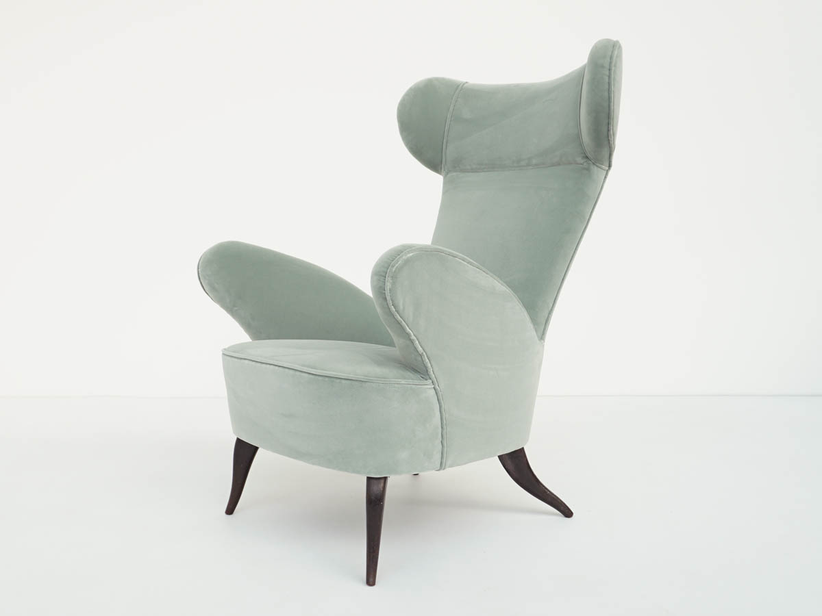 Fauteuil "École Turinoise" de 1950, Italie