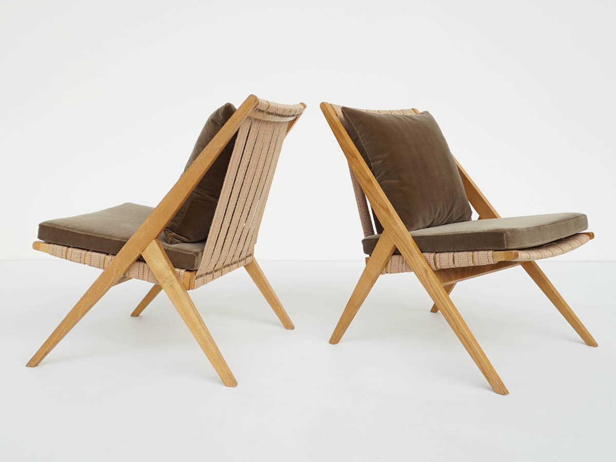 Minimalistische Sessel, Schweizer Produktion 1950