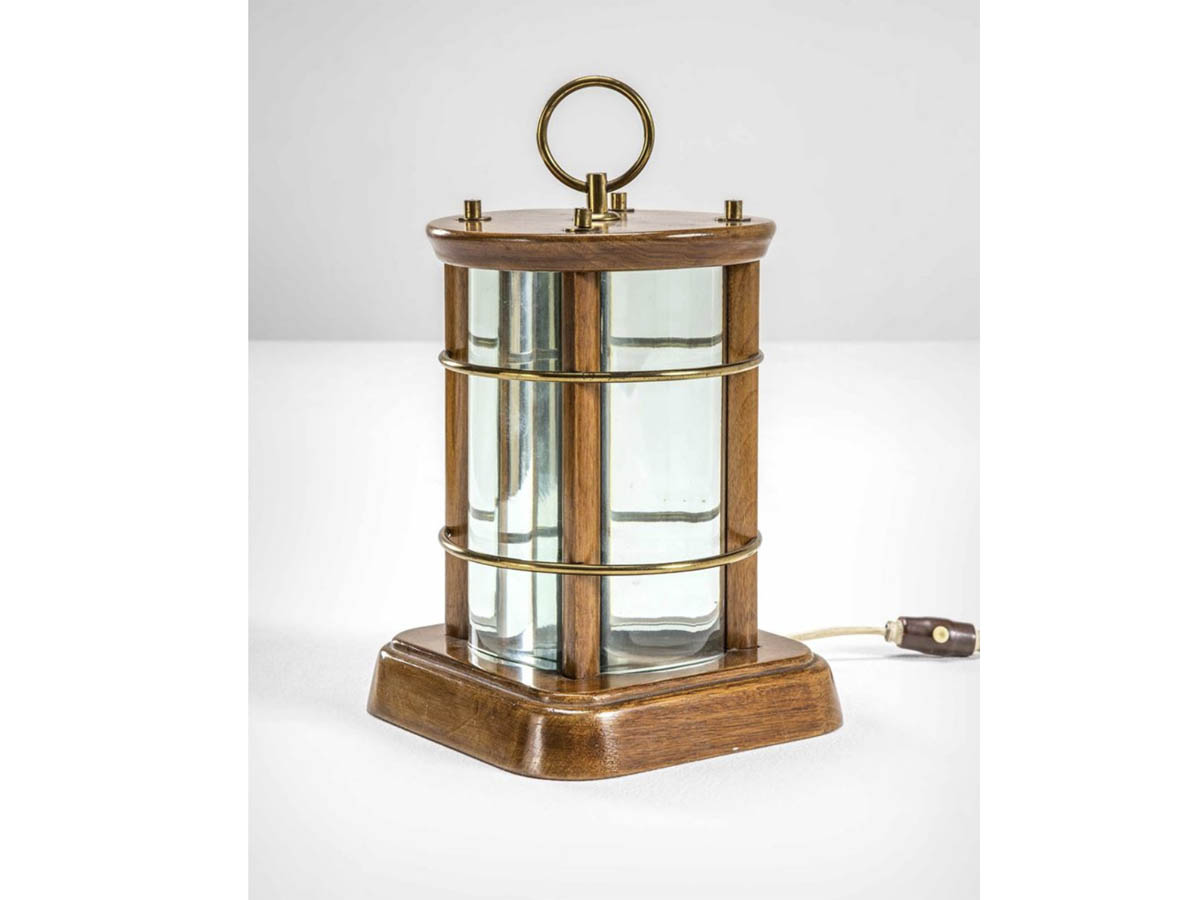 Thick Curved Glass Lantern, Fontana Arte 1931