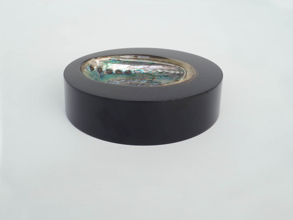 Solid Plexiglass Bowl with Mother of Pearl Shell