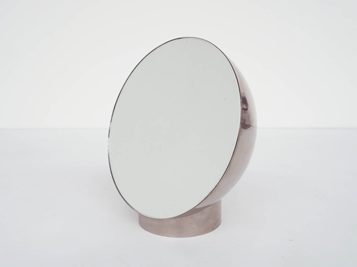 Stainless Steel Semi Sphere Table Mirror