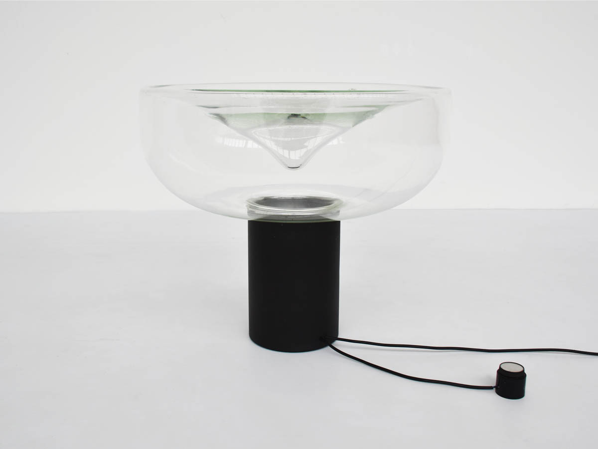 Große Lampe aus geblasenem Glas, Mod. Aella