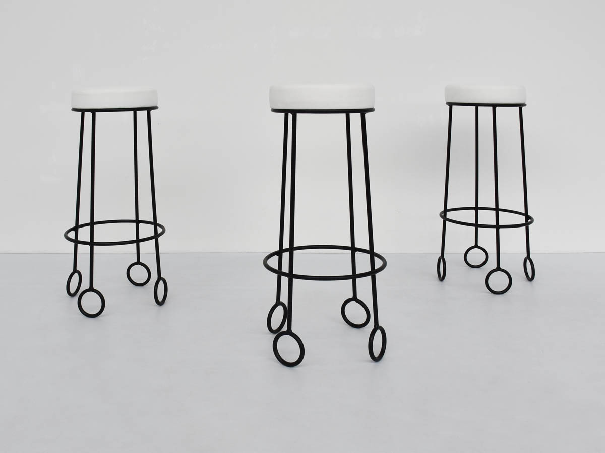 Iron Bar Stools from the Irsid Series