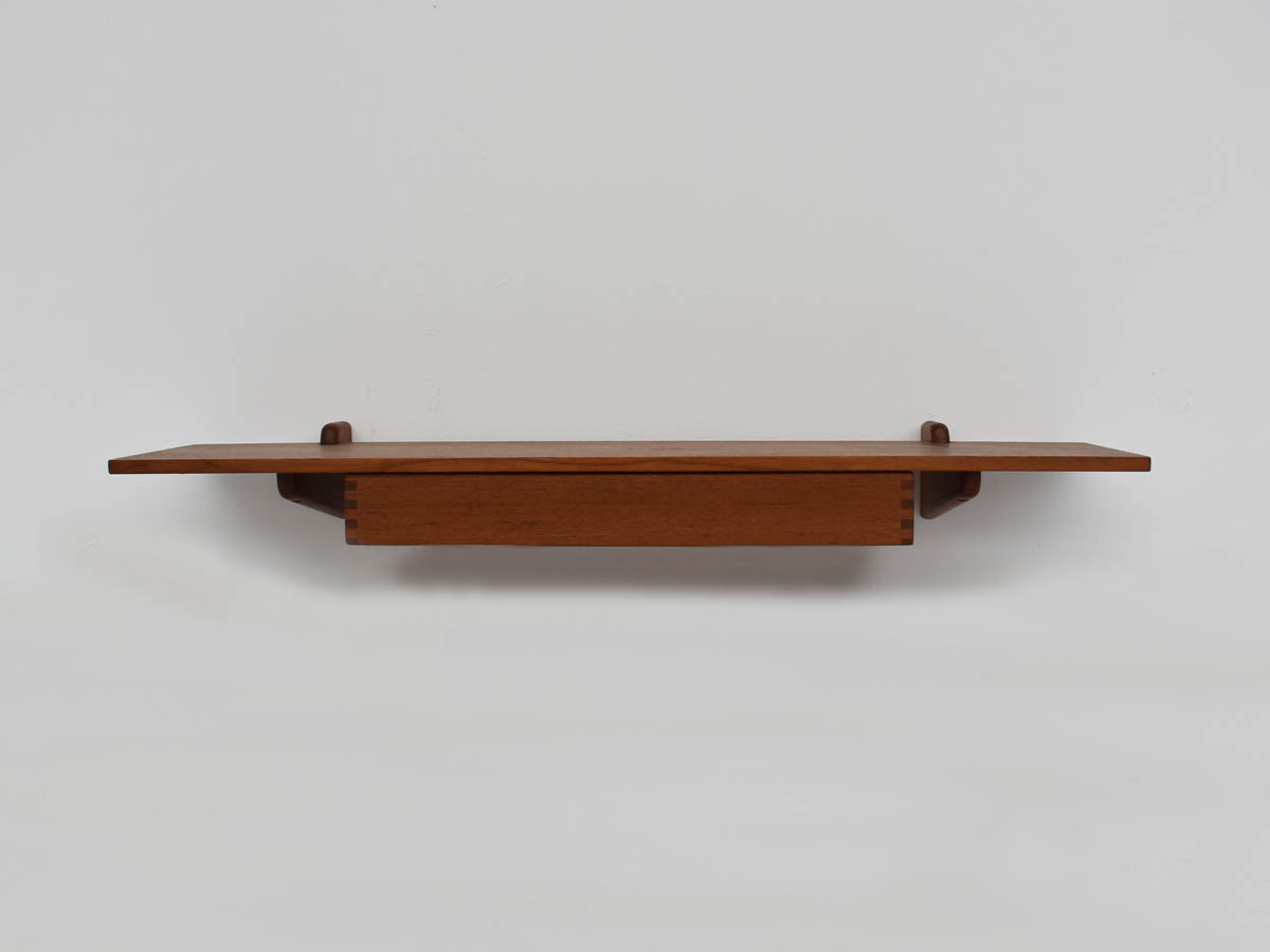 Danish Small Teak Consolle with Drawer