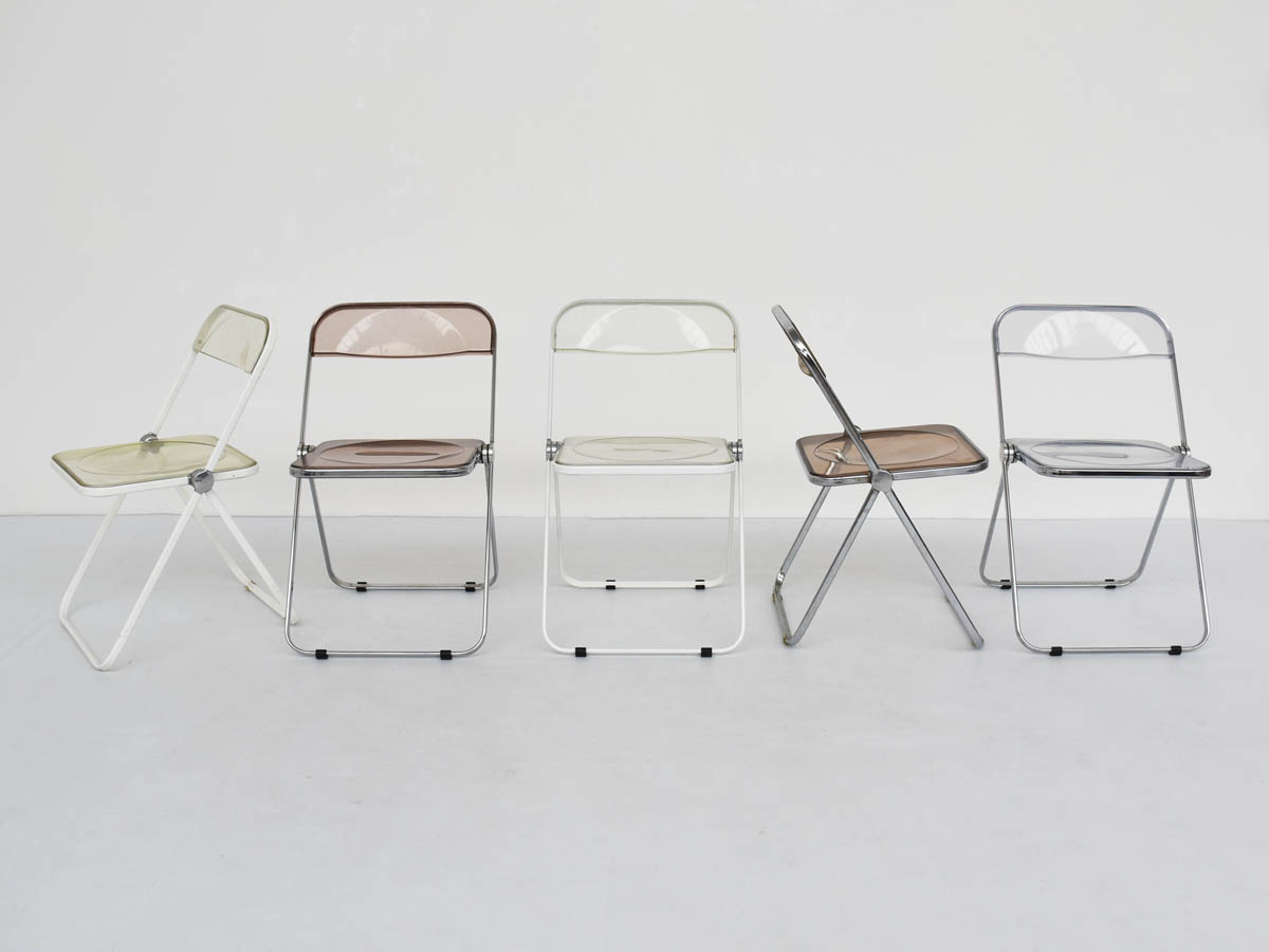 Set of 5 folding chairs mod. Plia
