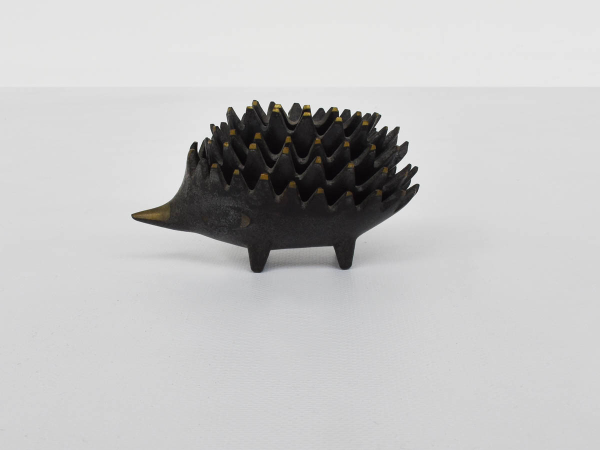 Family of Cast Bronze Hedgehogs, from the "Black Golden Line" Series