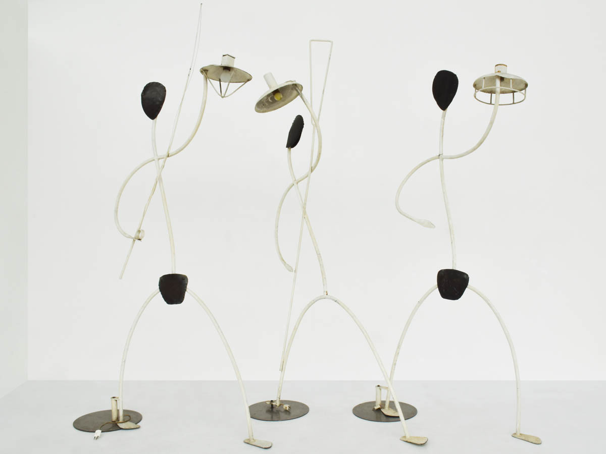 Grandi sculture lampade a lanterna da esterno, HT 245 cm