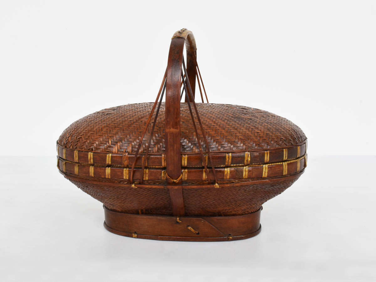 Antique Chinese fruit basket