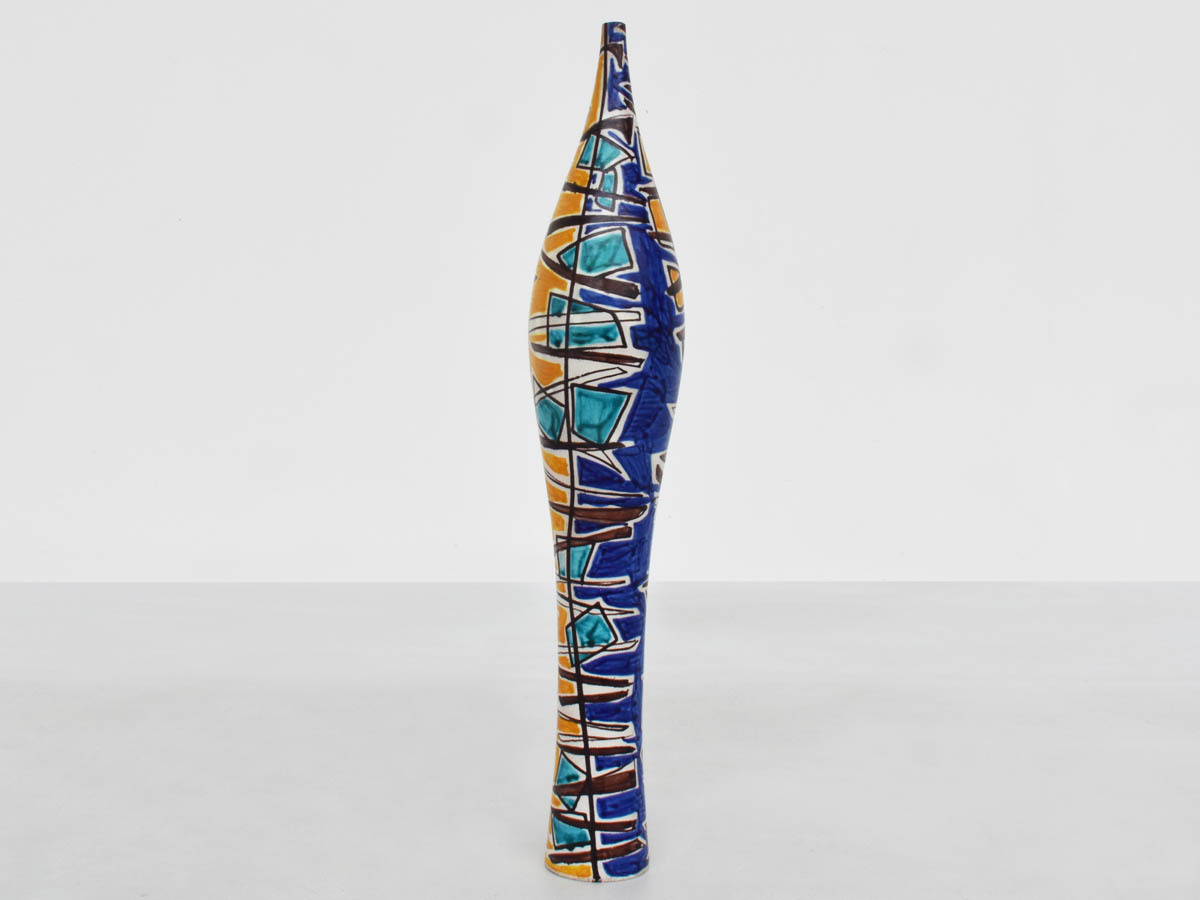 Large glazed ceramic vase