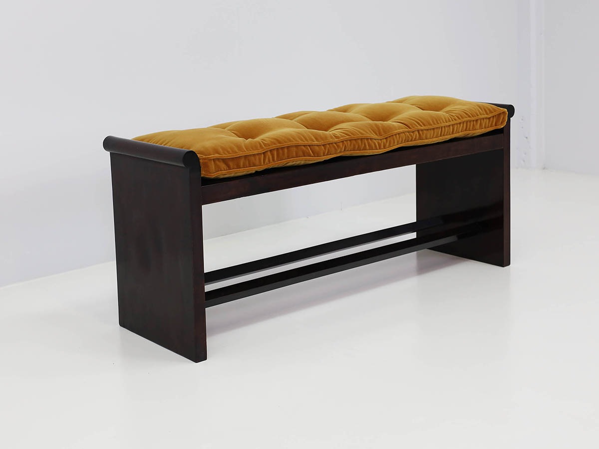 Polished Art Deco bench