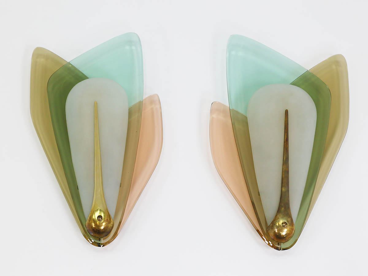 Pair of large wall sconces